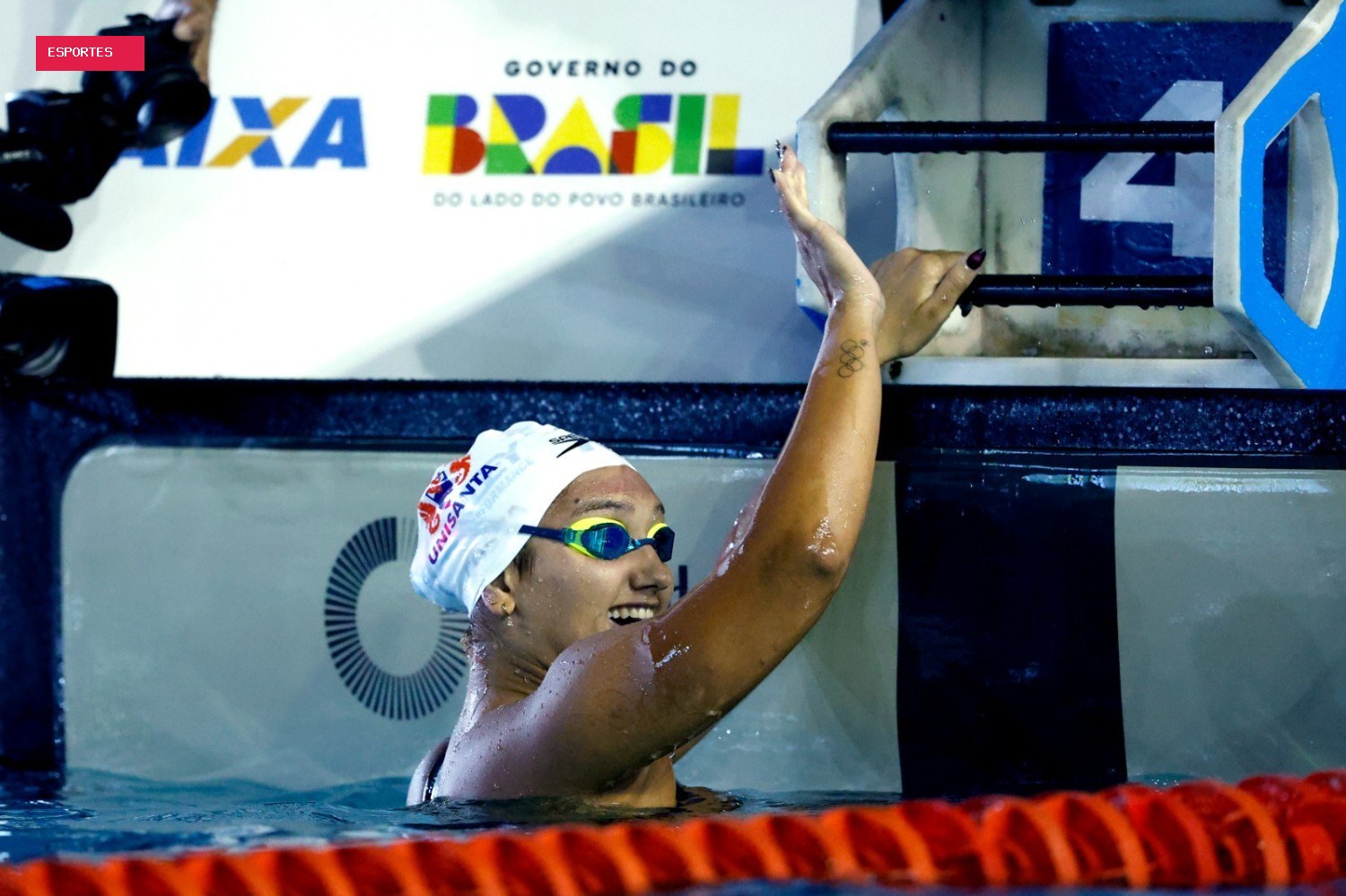 Mafê Costa conquista ouro e índice para o Mundial de Piscina Curta no primeiro dia do Troféu José Finkel