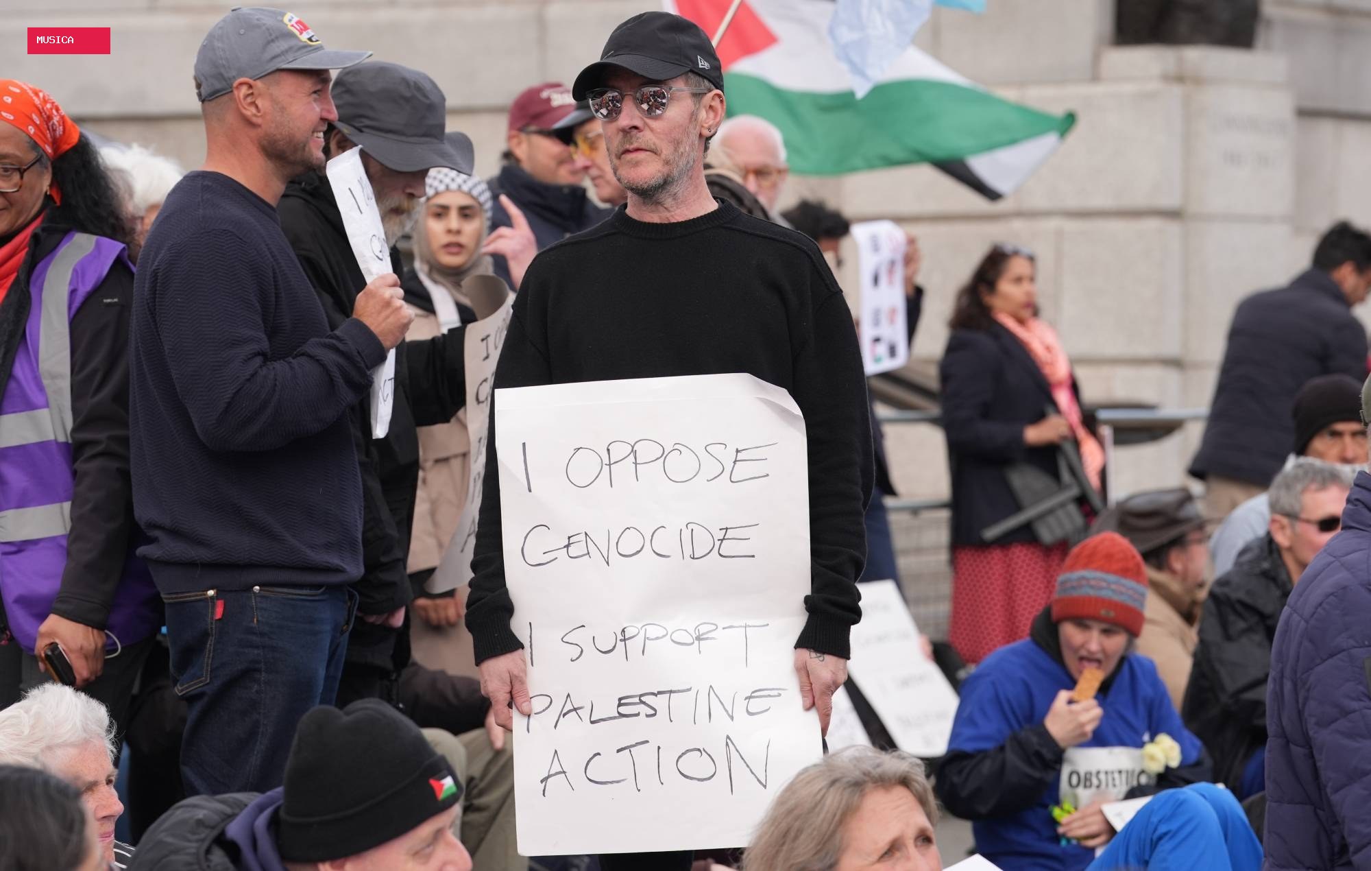 Massive Attack’s Robert Del Naja arrested again at pro-Palestine protest: “I don’t recognise the offence”