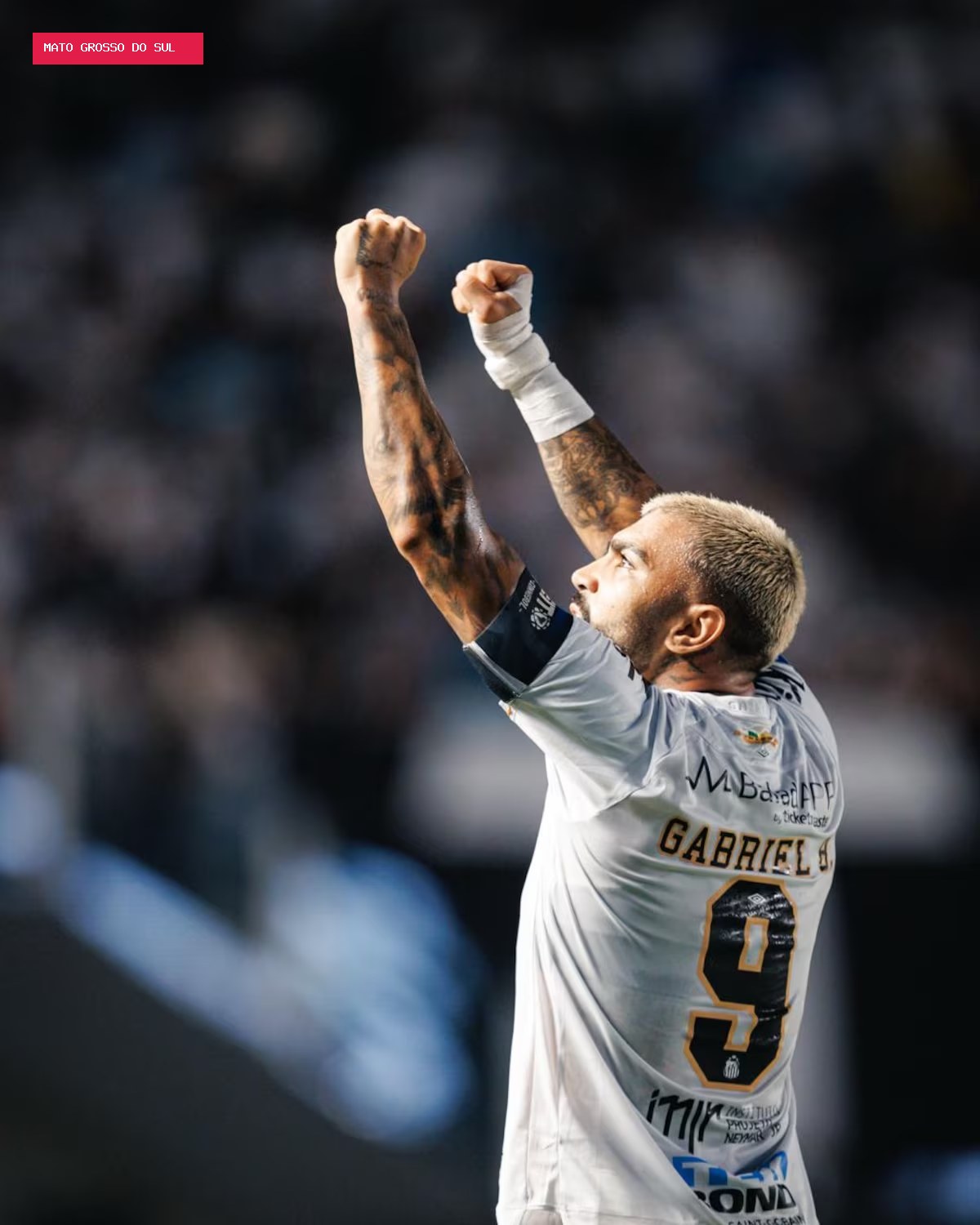 Gabigol dá duas assistências e Santos vence Atlético-MG por 2 a 0 na Sul-Americana