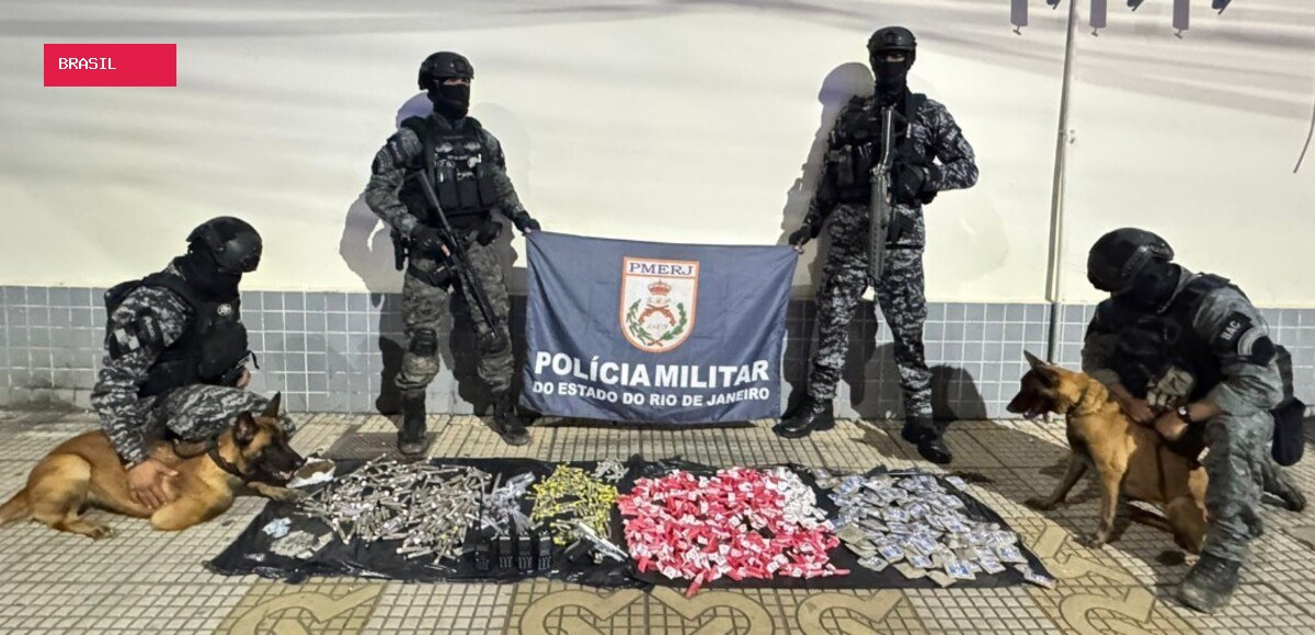 Mais de 11 kg de drogas são apreendidos durante operação do BAC em Volta Redonda