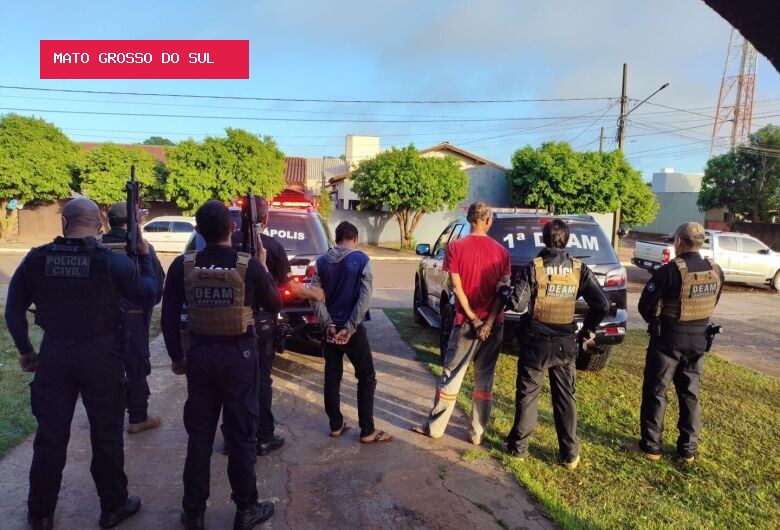 Polícia prende dois suspeitos de crimes contra mulheres e criança em Deodápolis