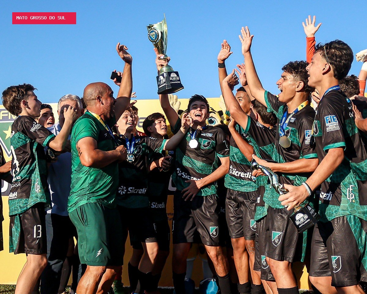 FC Pantanal vence União ABC e conquista título do Sul-Mato-Grossense Sub-15