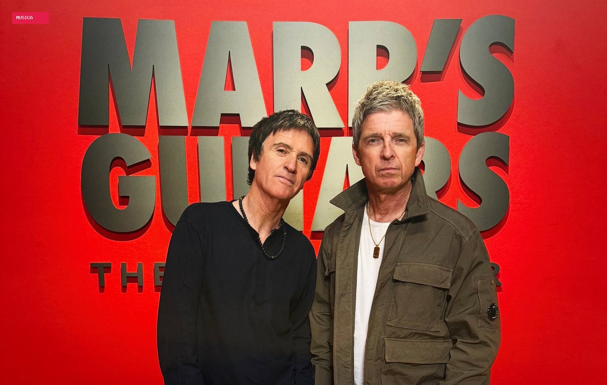 Watch Johnny Marr and Noel Gallagher explore the stories of Marr’s iconic guitars: “I remember looking at