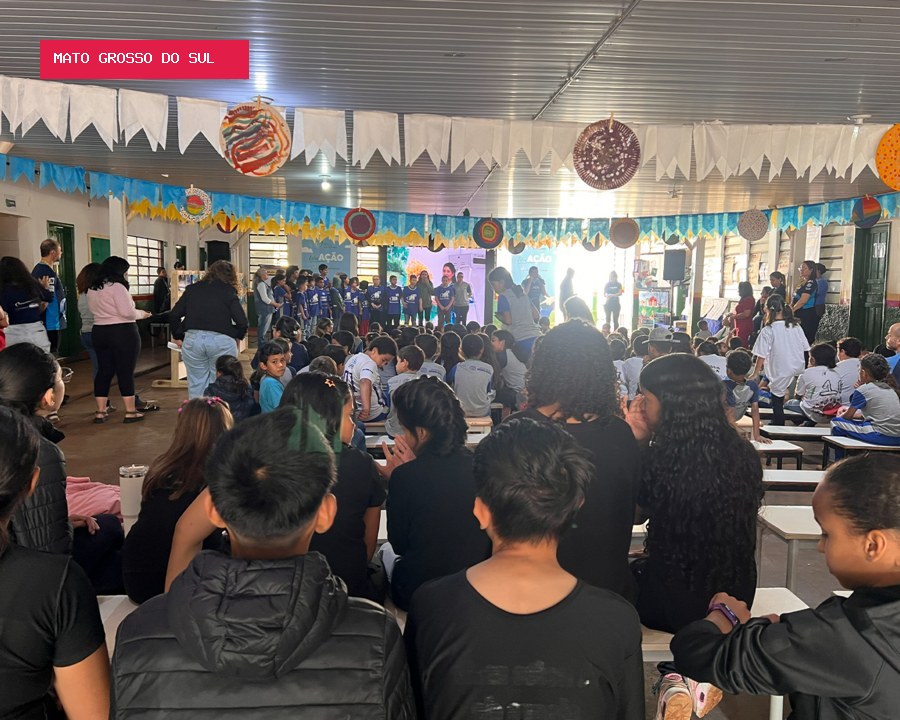 Estudantes de Sidrolândia participam de oficinas culturais do Instituto Brasil Solidário