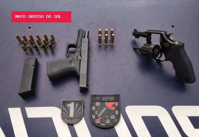PM apreende duas armas após abordagem a adolescentes na Avenida Afonso Pena