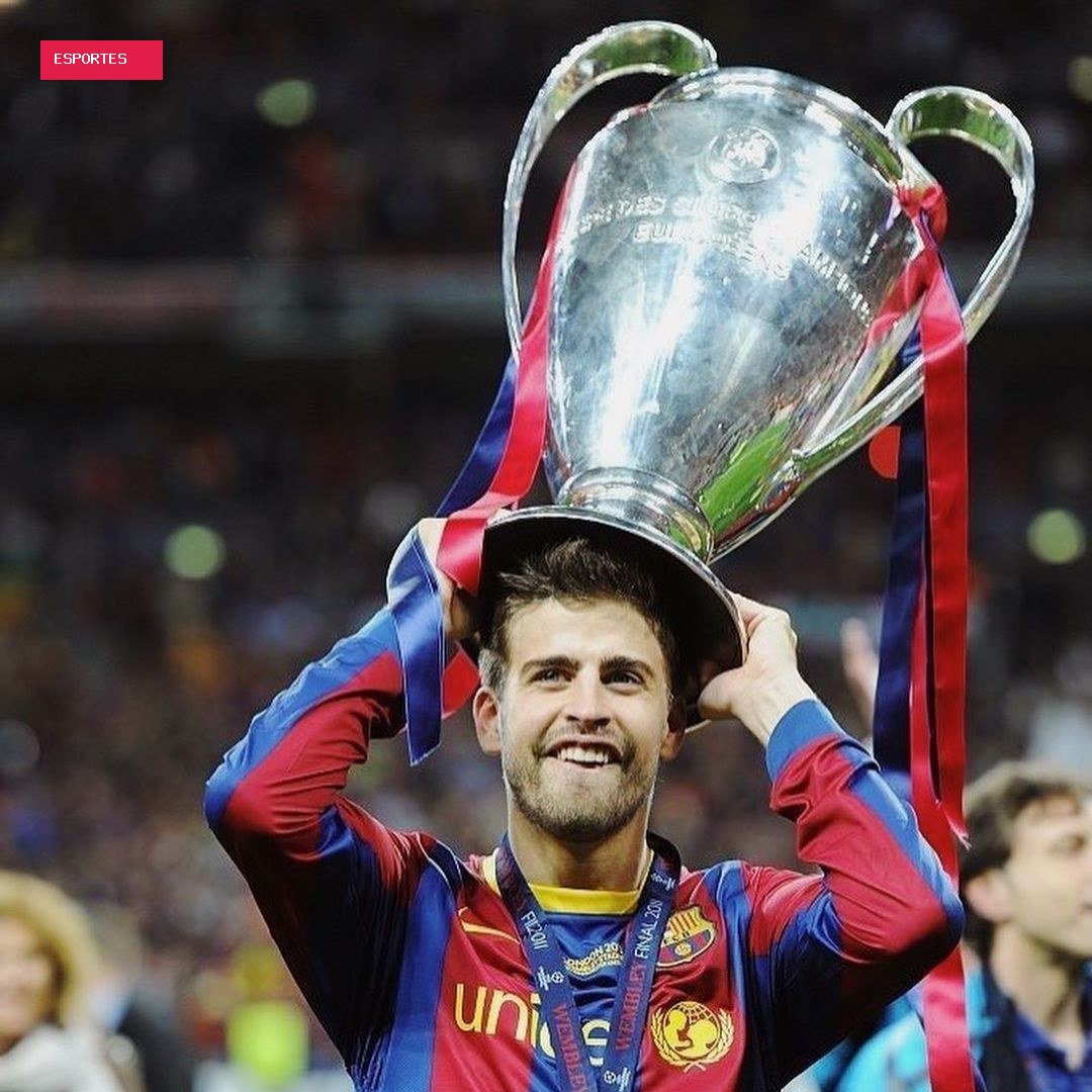 Piqué provoca Real Madrid e cita gols "polêmicos" do rival em títulos da Champions