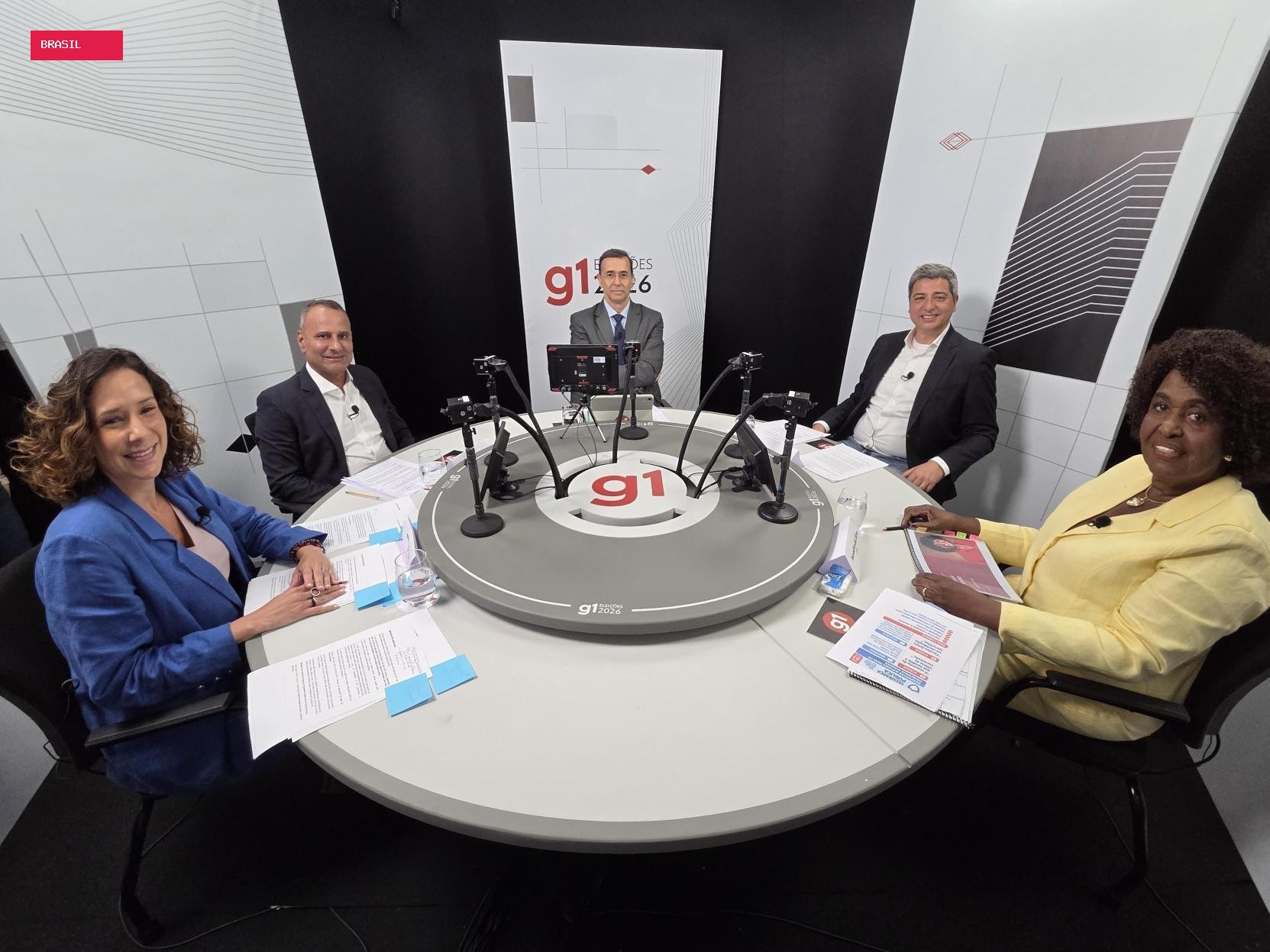 Candidatos ao Senado pelo RJ participam de debate no g1