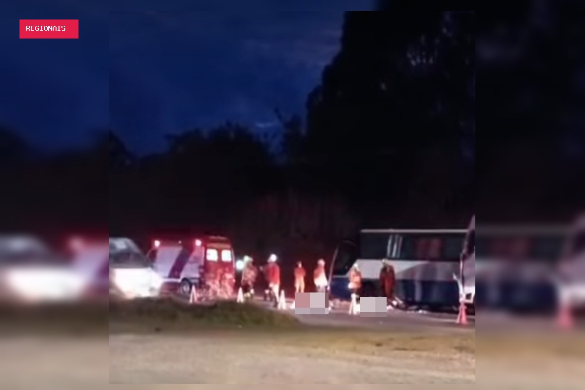 Acidente entre caminhão e moto deixa dois mortos na BR-080