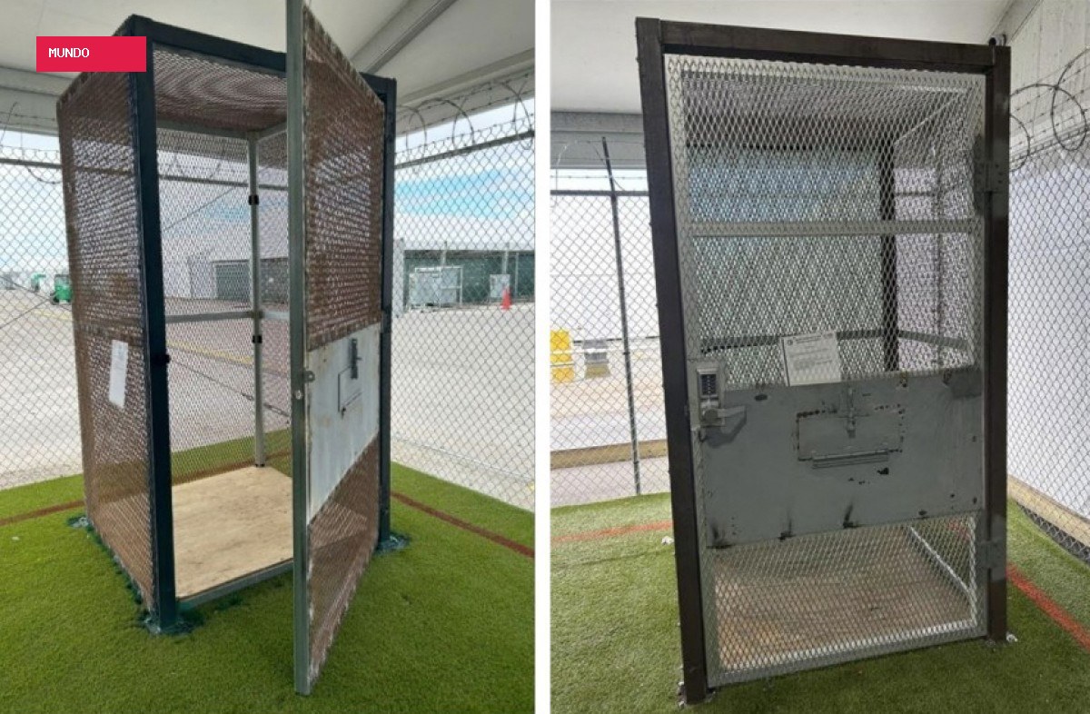 Imigrantes detidos na 'Alcatraz dos Jacarés' do ICE, na Flórida, ficavam em celas do tamanho de uma cabine