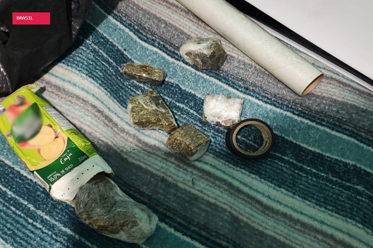 Bebida de fachada: PCDF prende suspeito com drogas em caixinhas de suco