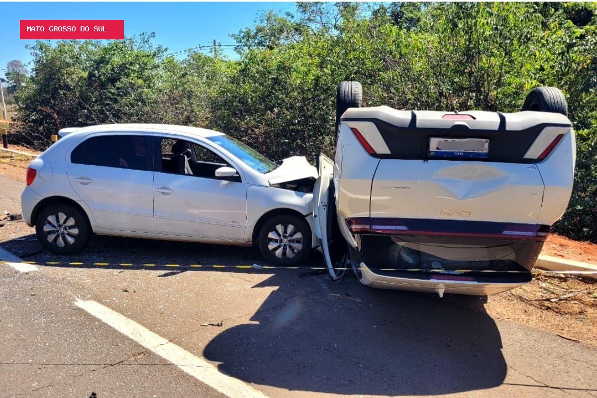 Homem de 76 anos morre e duas pessoas ficam feridas em acidente na BR-158