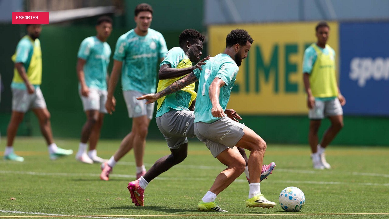 Treino do Palmeiras: Abel dá sequência à preparação para o jogo contra o Bahia
