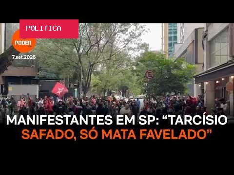 Paulista tem atos contra Tarcísio antes de manifestação de Flávio