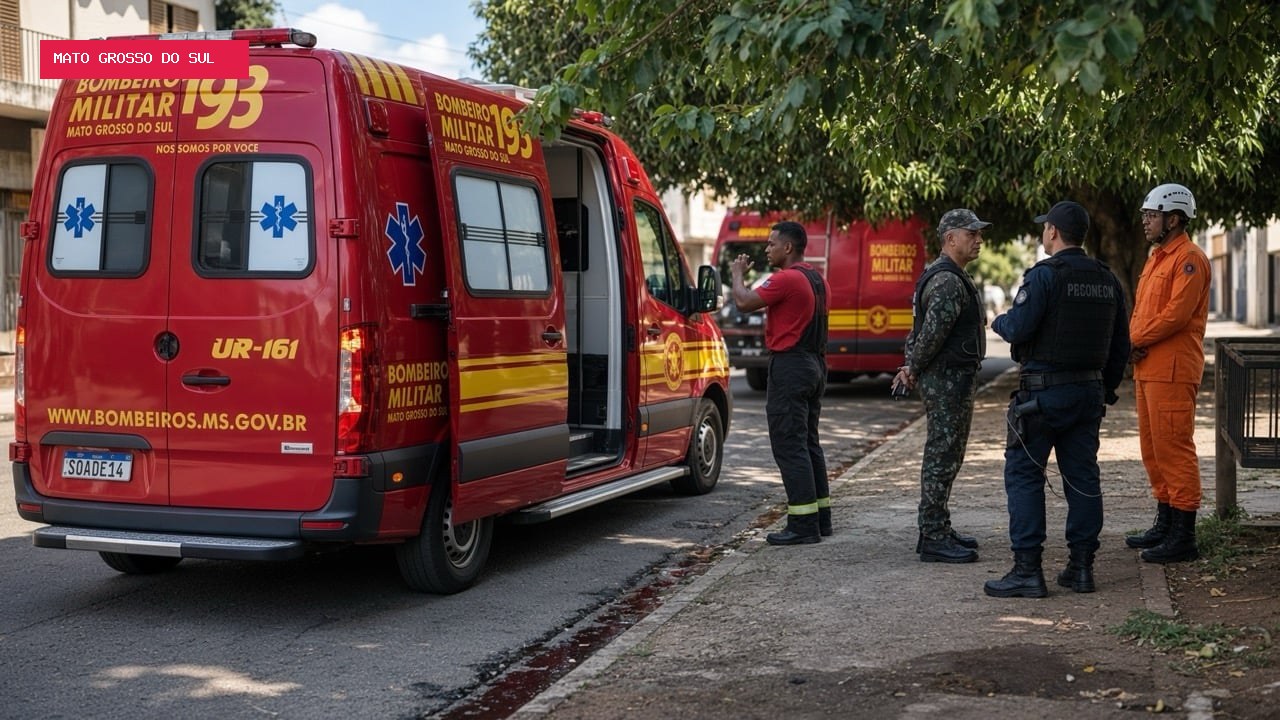 Homem em crise psiquiátrica faz família refém e ameaça explosão em Campo Grande