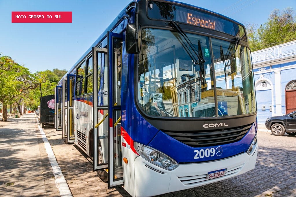 Ônibus terão tarifa zero em Corumbá durante aniversário de 248 anos