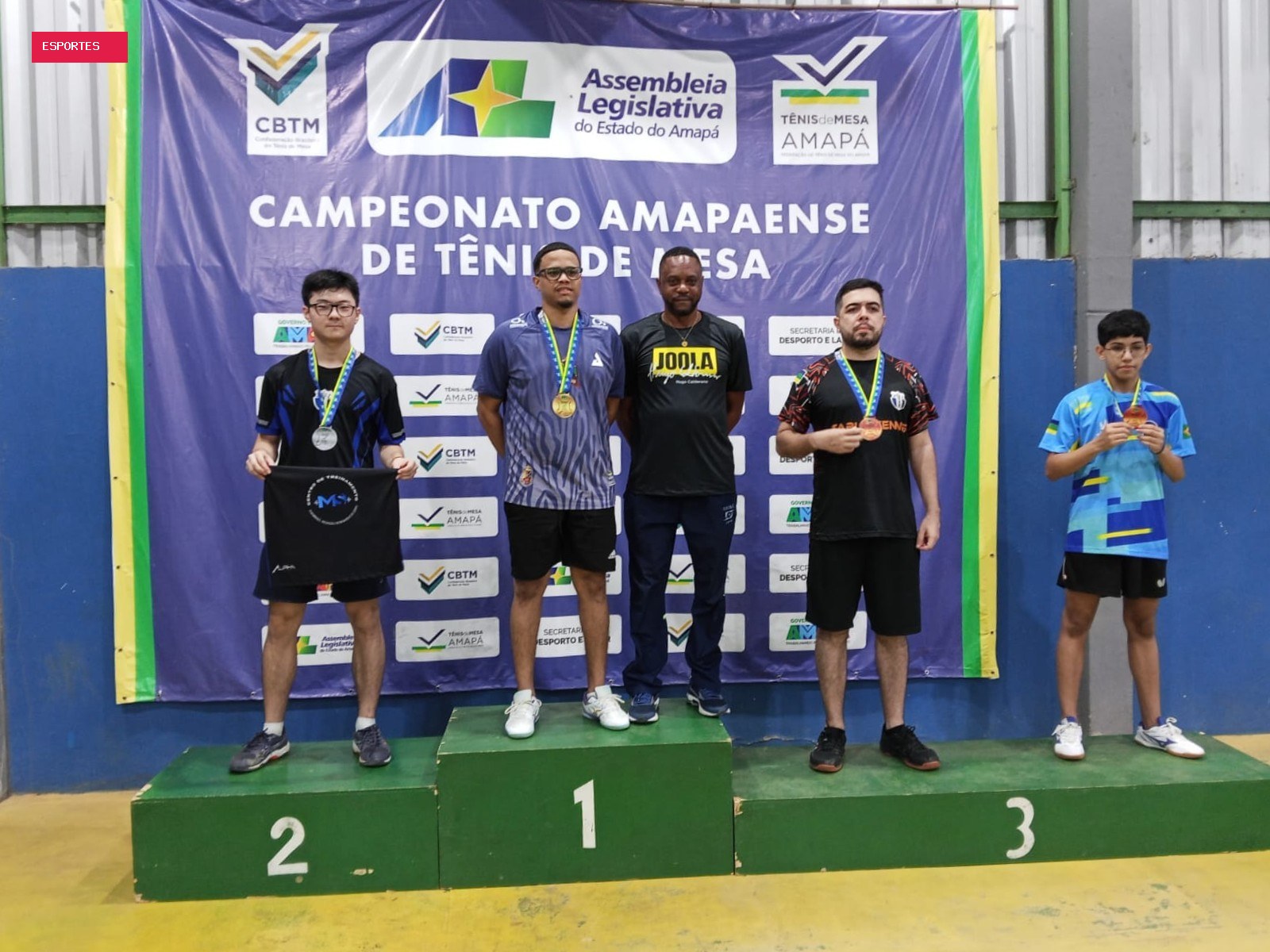 3ª Etapa do Campeonato Amapaense de Tênis de Mesa termina com 53 pódios
