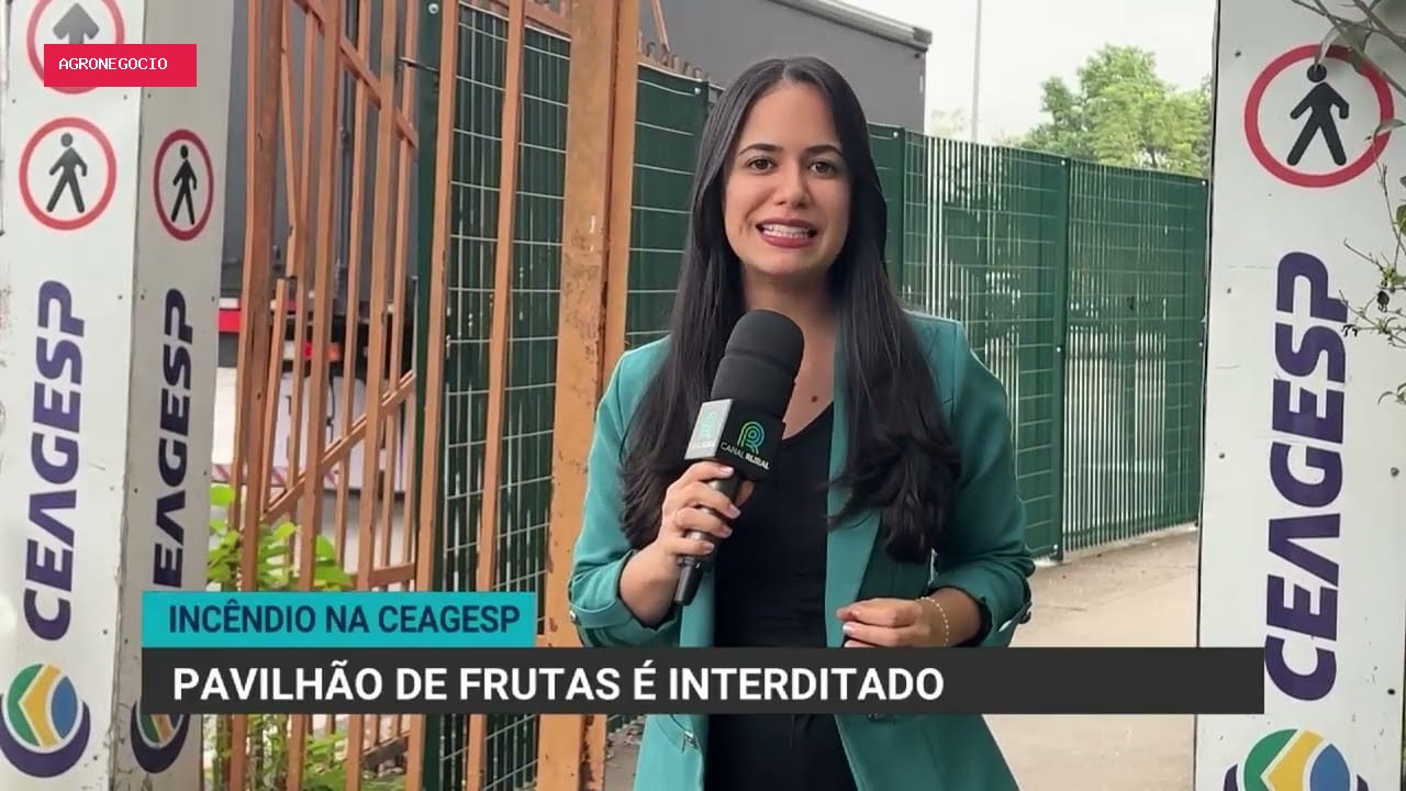 Incêndio atinge pavilhão de frutas da Ceagesp e gera preocupações