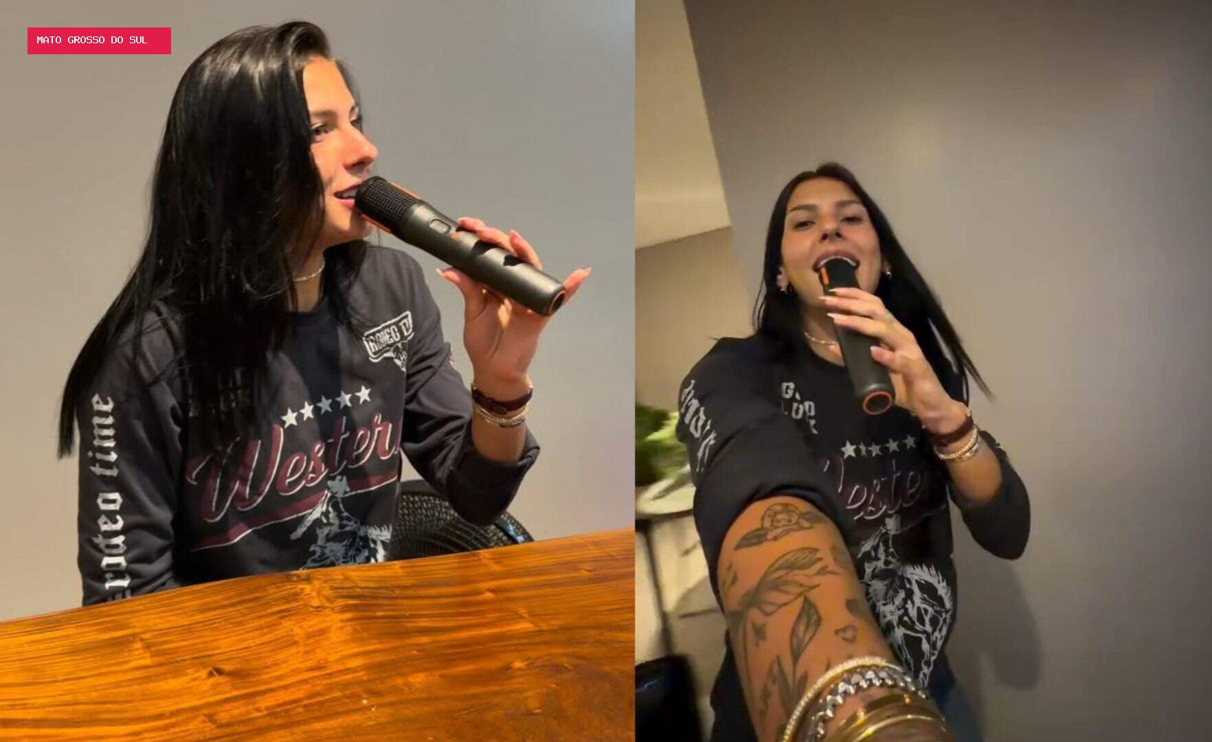 Ana Castela troca palco por karaokê com amigos em Sete Quedas