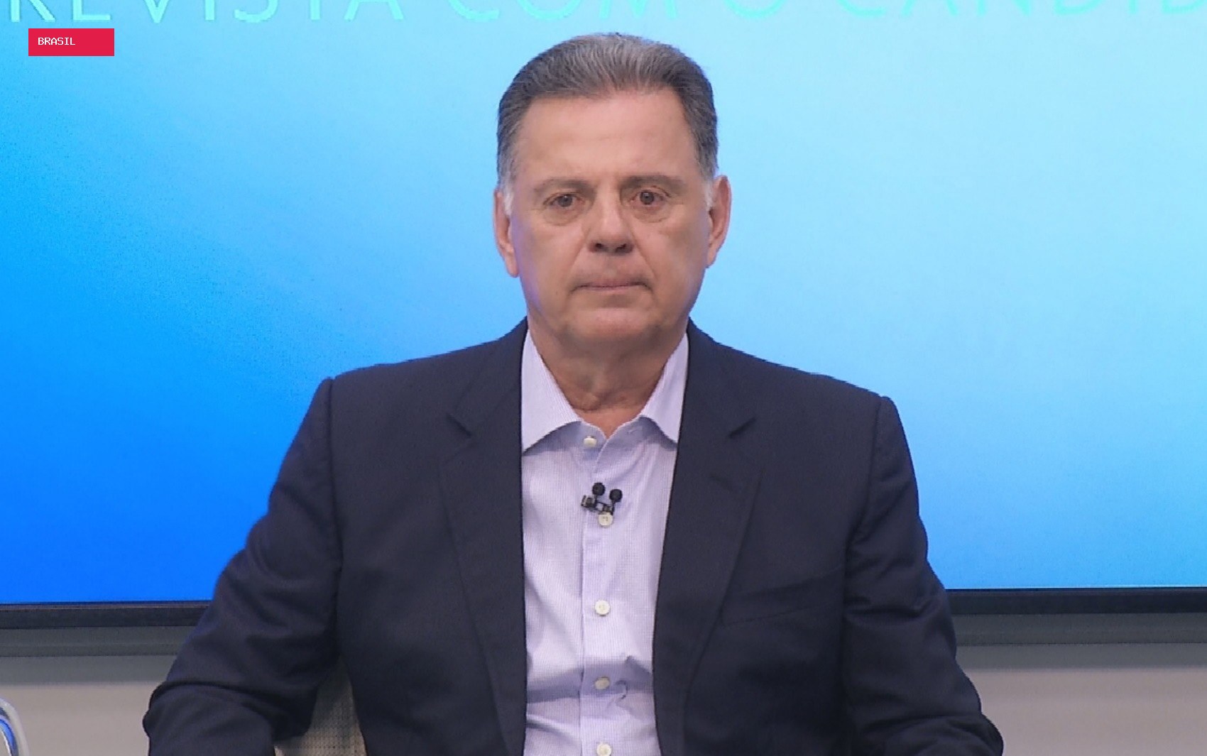 Marconi Perillo (PSDB), candidato ao governo, é entrevistado ao vivo no Jornal Anhanguera 1ª Edição