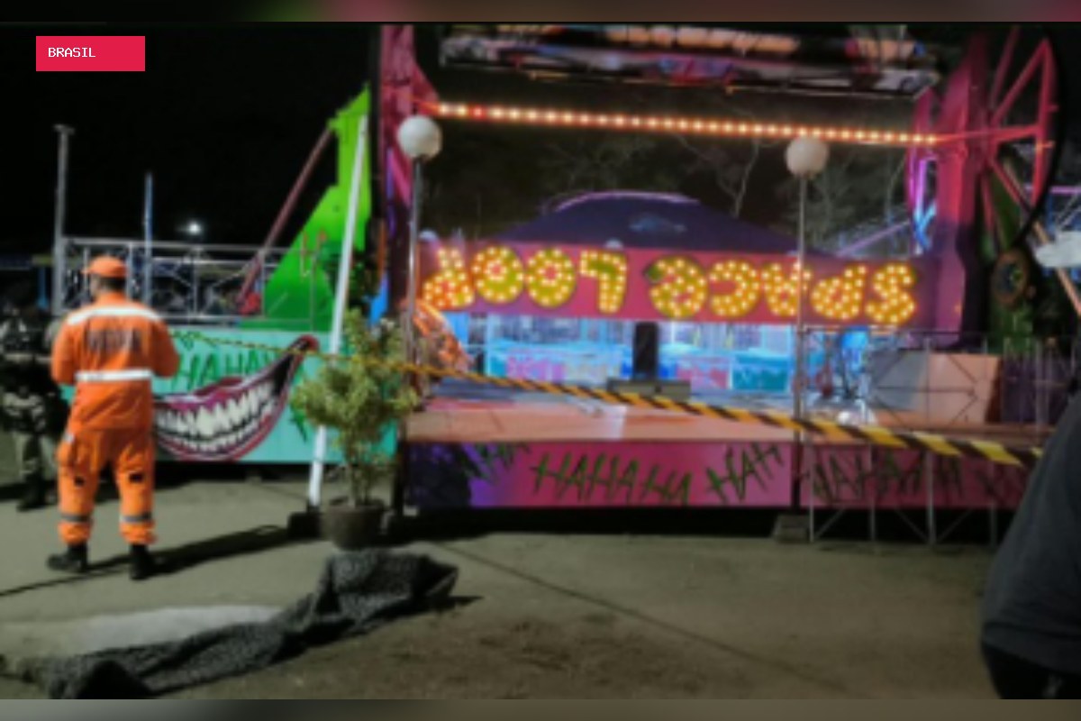 Criança morre após ser atingida por brinquedo de parque de diversão em MG