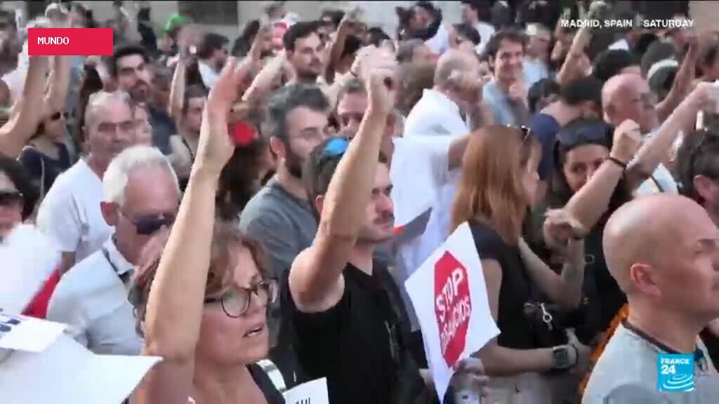 Housing crisis fuels Madrid protest