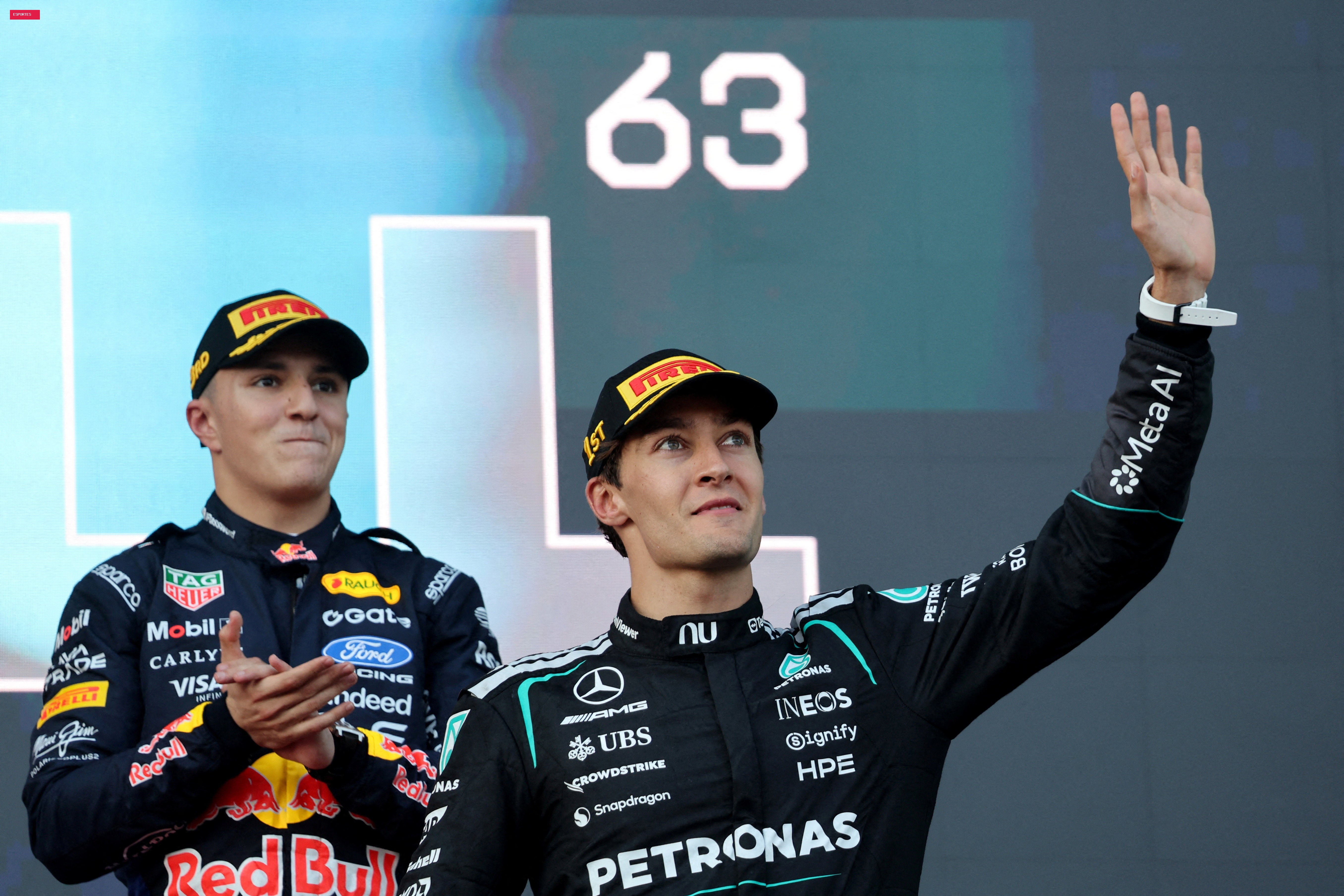 Russell espanta fase “leão de treino”, segura Verstappen e tem vitória crucial na F1