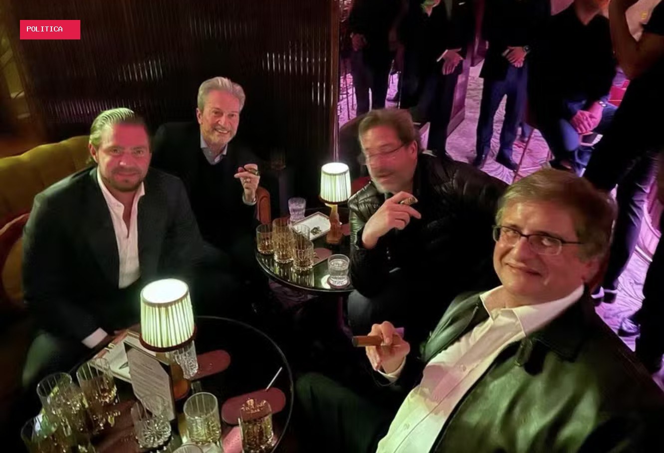 Foto no telefone de Daniel Vorcaro mostra Paulo Gonet fumando charuto com ex-banqueiro em Londres