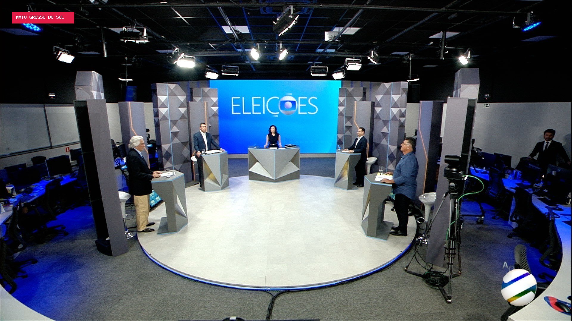 Candidatos ao governo de Mato Grosso do Sul participam de debate da TV Morena