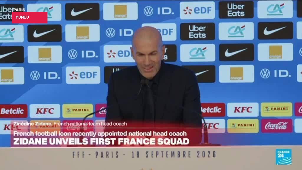 REPLAY: Zidane names first squad as France manager