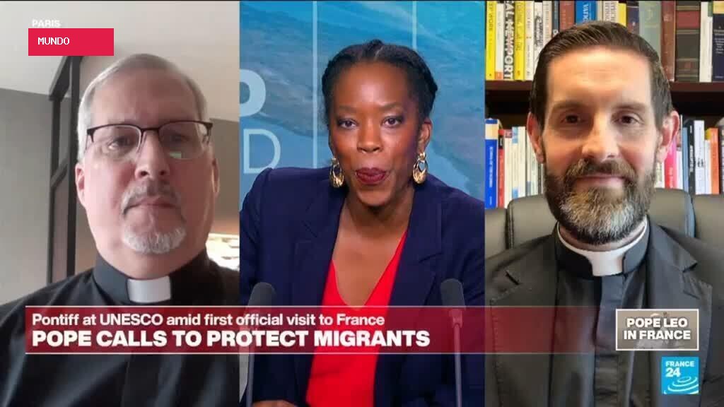 Pope Leo XIV calls to protect migrants during his official visit to France
