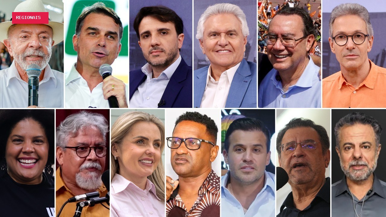 Datafolha em SP: Flávio Bolsonaro, 35%; Lula, 33%; Cury, 7%; Renan, 6%; Caiado, 4%; Samara, 2%