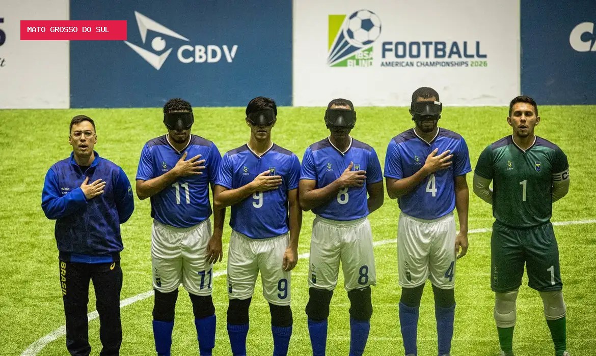 Brasil enfrenta Costa Rica por vaga na final da Copa América de futebol de cegos