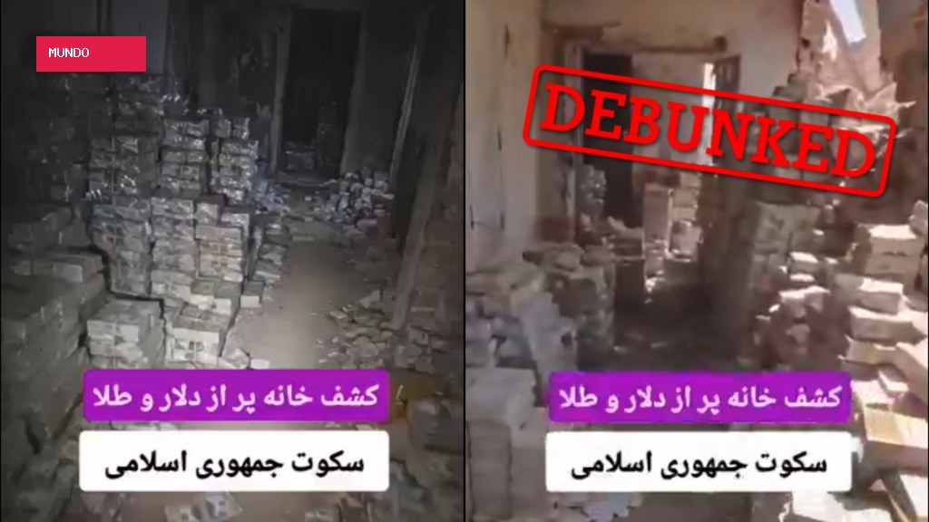 A Hezbollah hideout stuffed with cash? Nope, this video was AI-generated