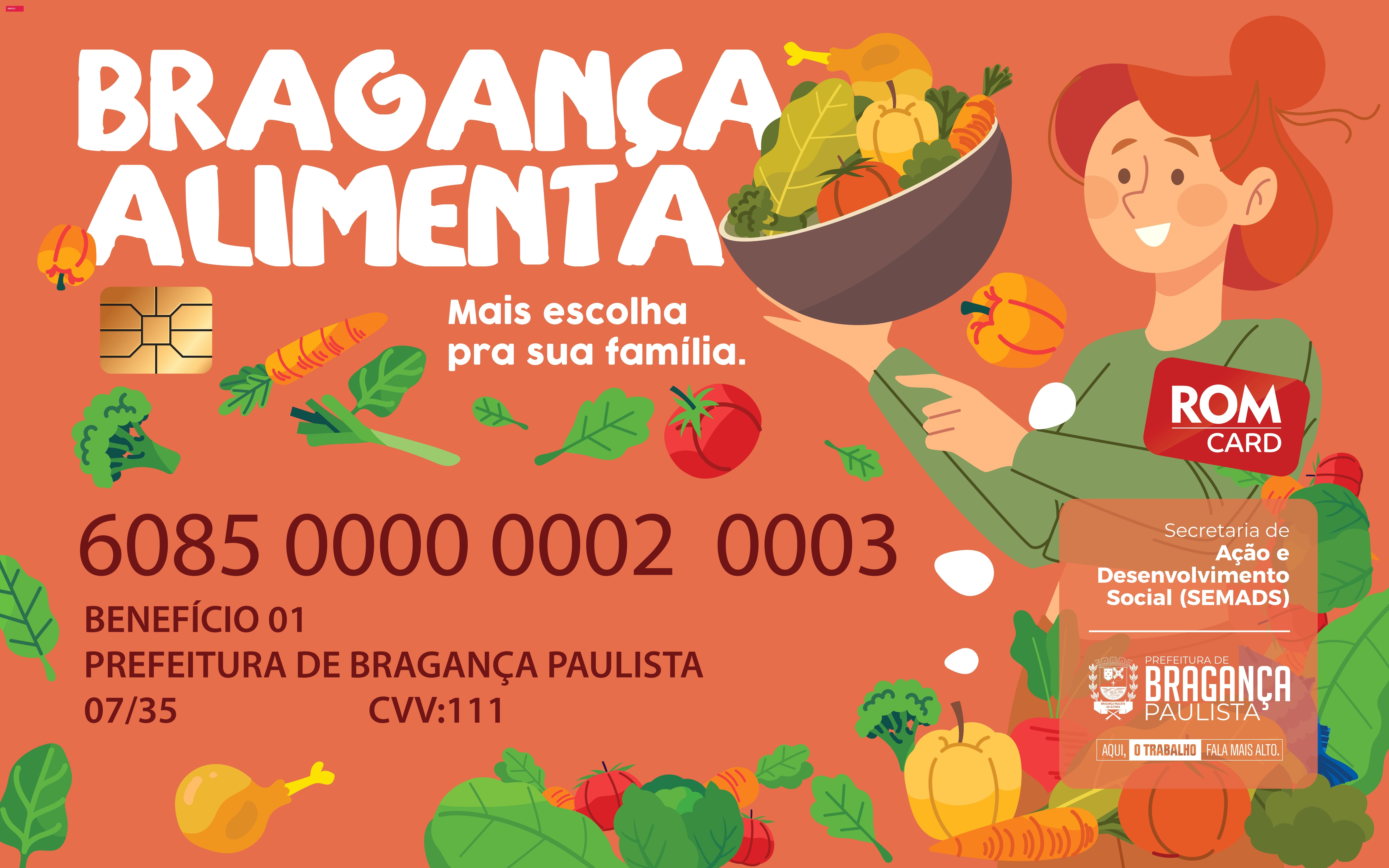 Bragança Alimenta substitui cesta básica por cartão