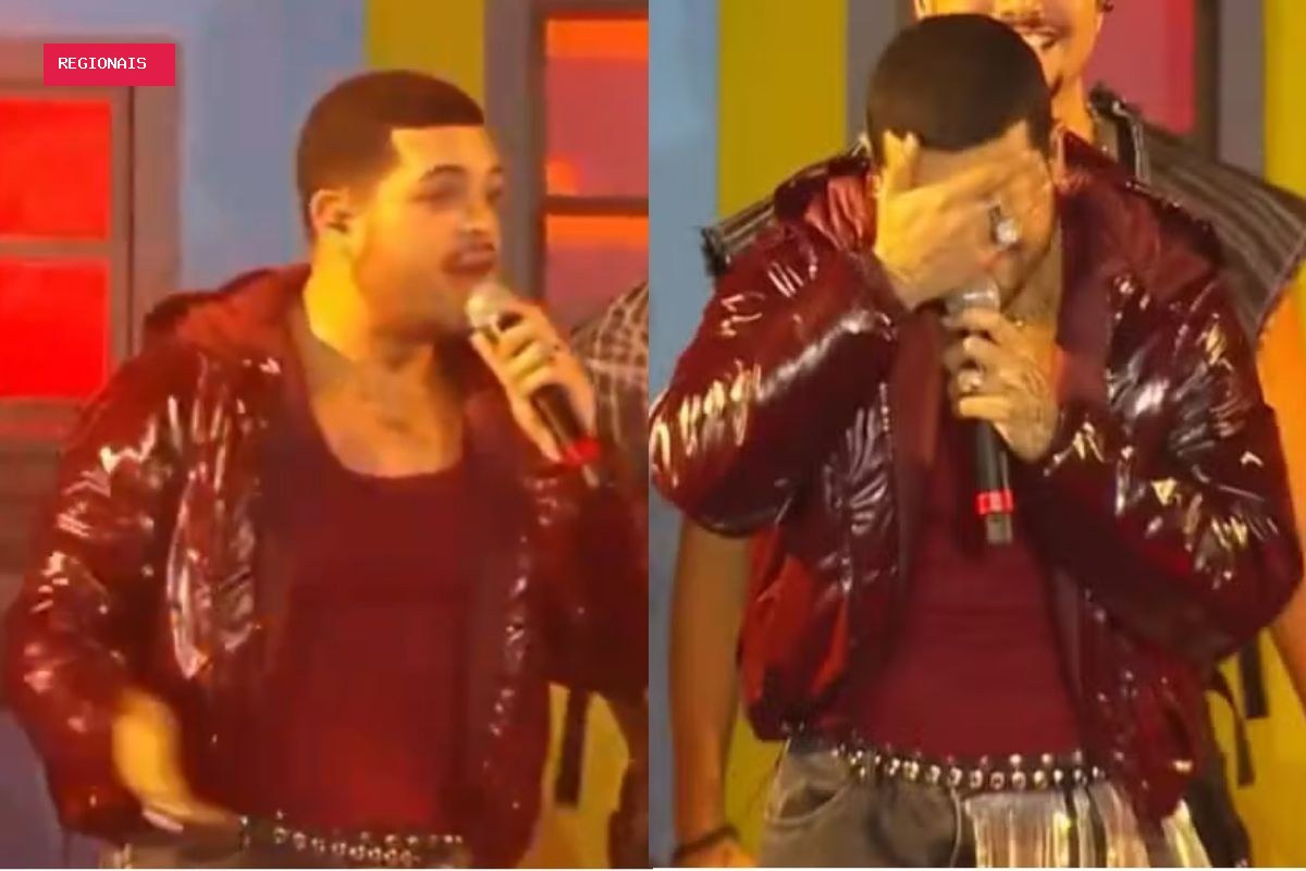 Participante do Estrelas da Casa esquece letra durante show no Rock in Rio
