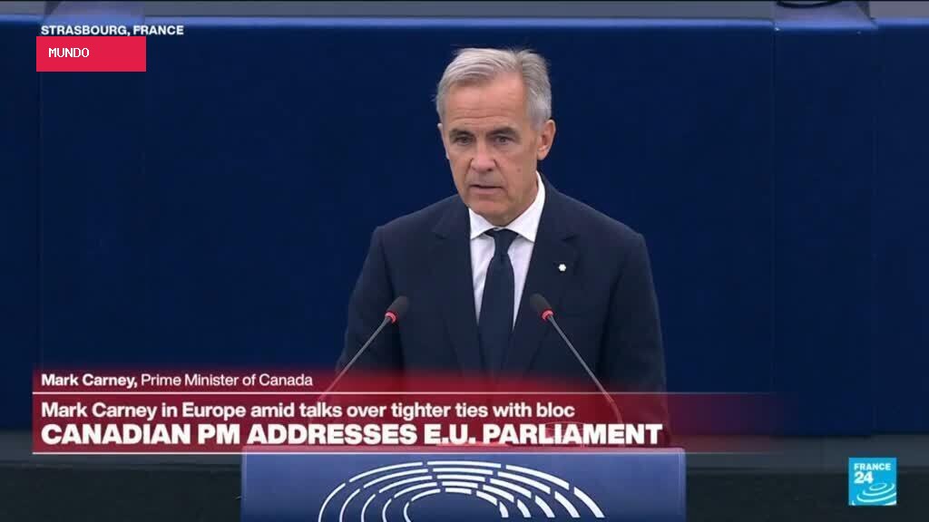 REPLAY: Canadian PM Mark Carney addresses EU Parliament