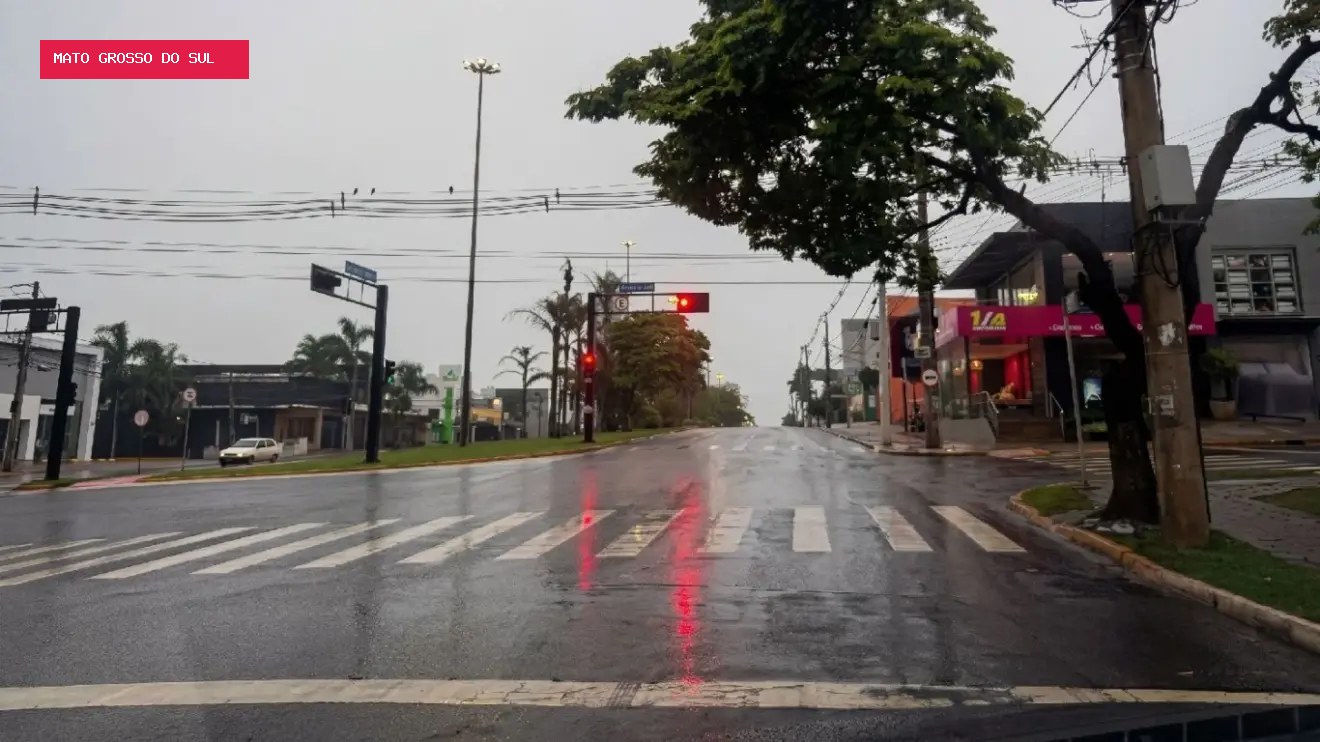 Temporal com granizo deixa rastro de estragos, alagamentos e falta de energia em Campo Grande