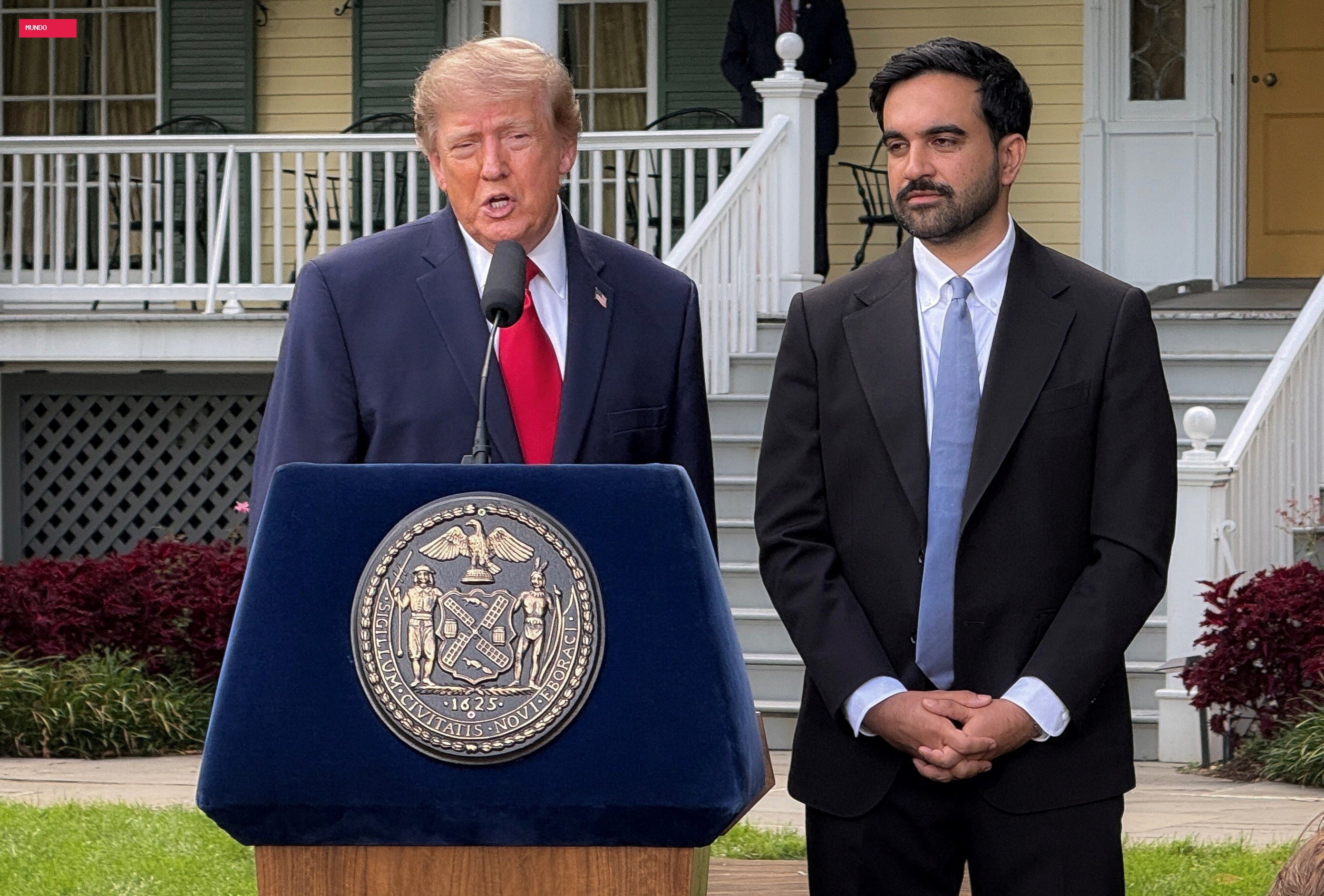 Trump minimiza boicote de redes de TV nos EUA: 'Olhe toda essa imprensa aqui'