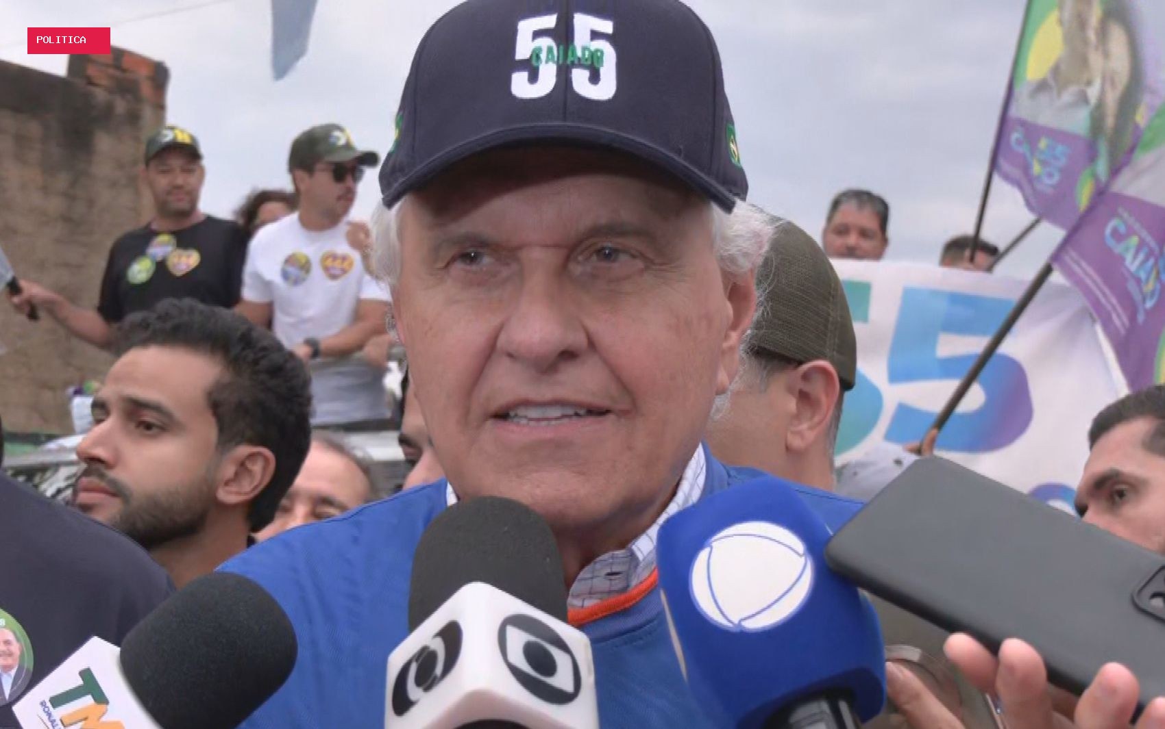 Caiado fala em resgatar territórios no combate ao crime organizado: 'Soberania brasileira hoje está