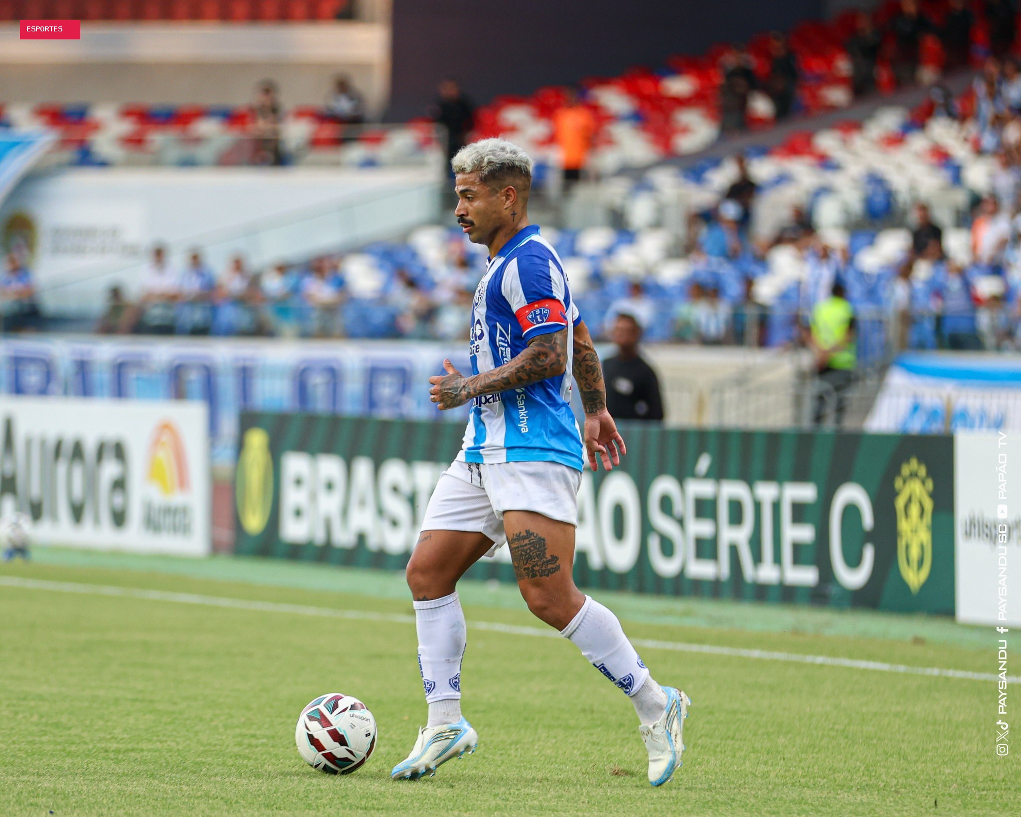 Marcinho cita lições aprendidas pelo Paysandu na Série C e pede união em prol do acesso