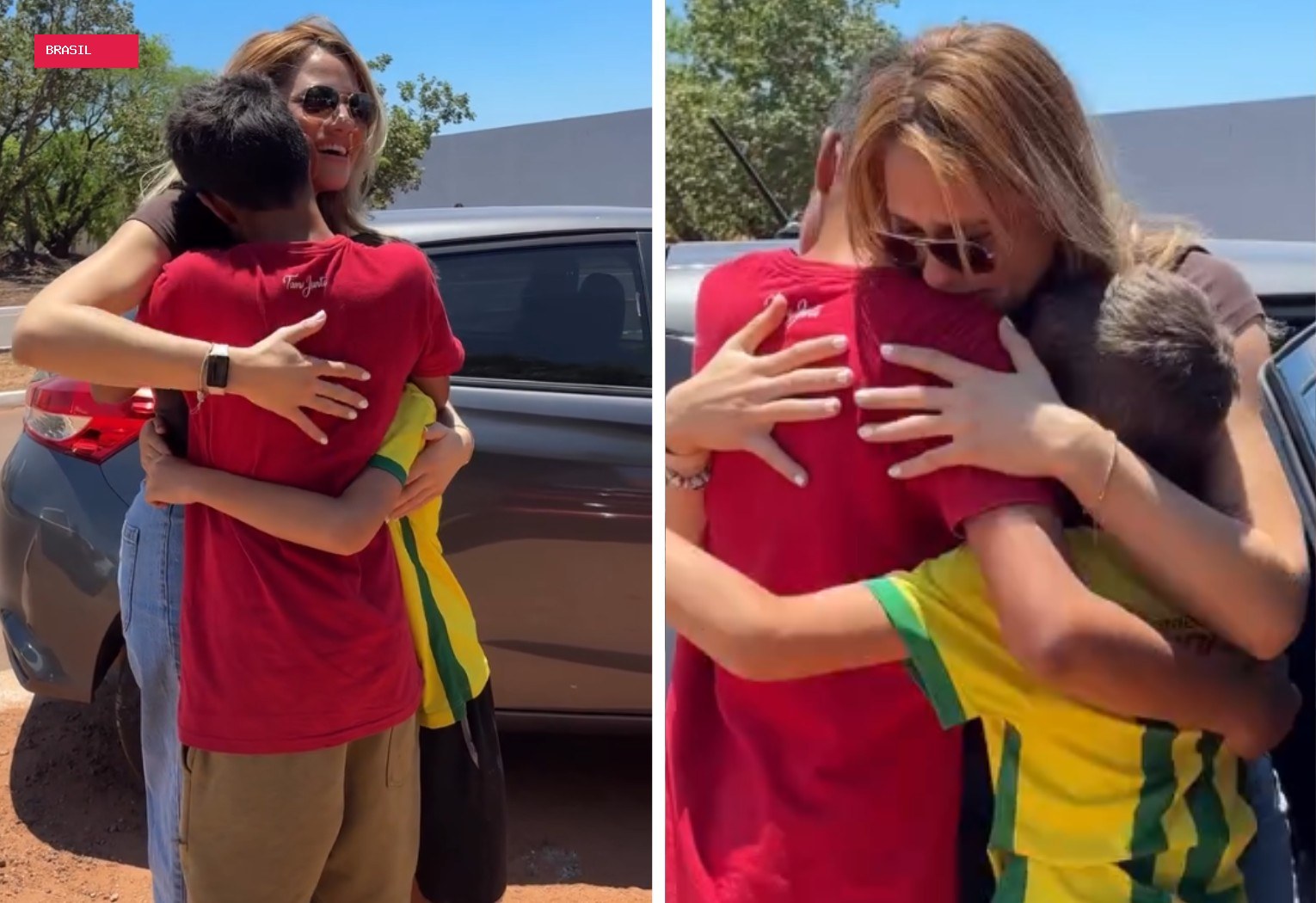 Mãe desabafa após passar quase quatro anos longe dos filhos: 'Tudo que fiz foi pensando neles'