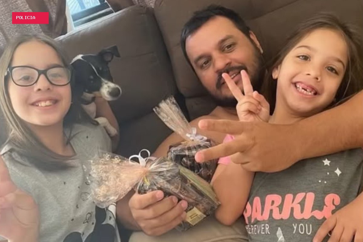 Pai, filhas e cachorrinha mortos em acidente são velados lado a lado em MS