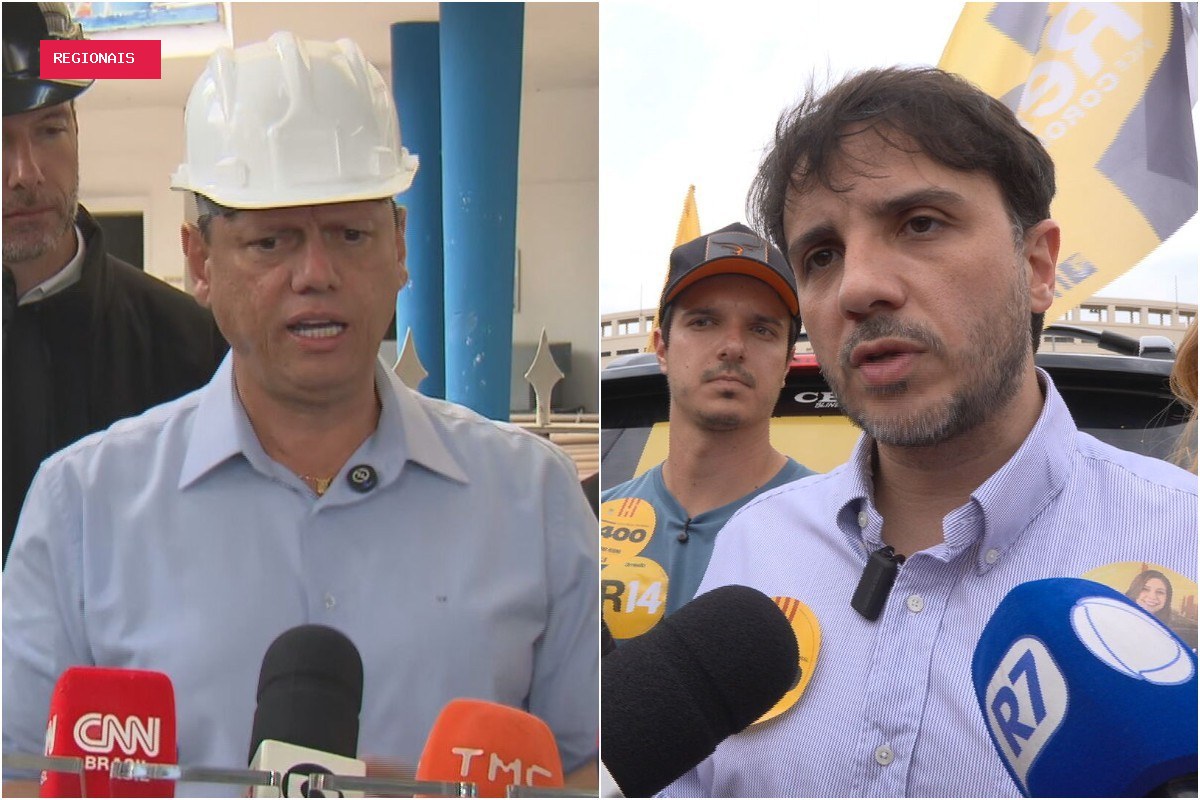 Tarcísio manifesta solidariedade a Renan Santos após TSE limitar campanha: 'Merece falar, merece ter espaço'