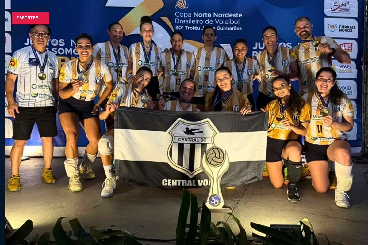 Central conquista tricampeonato da Copa Nordeste de Vôlei