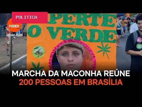 Veja como foi a Marcha da Maconha em Brasília