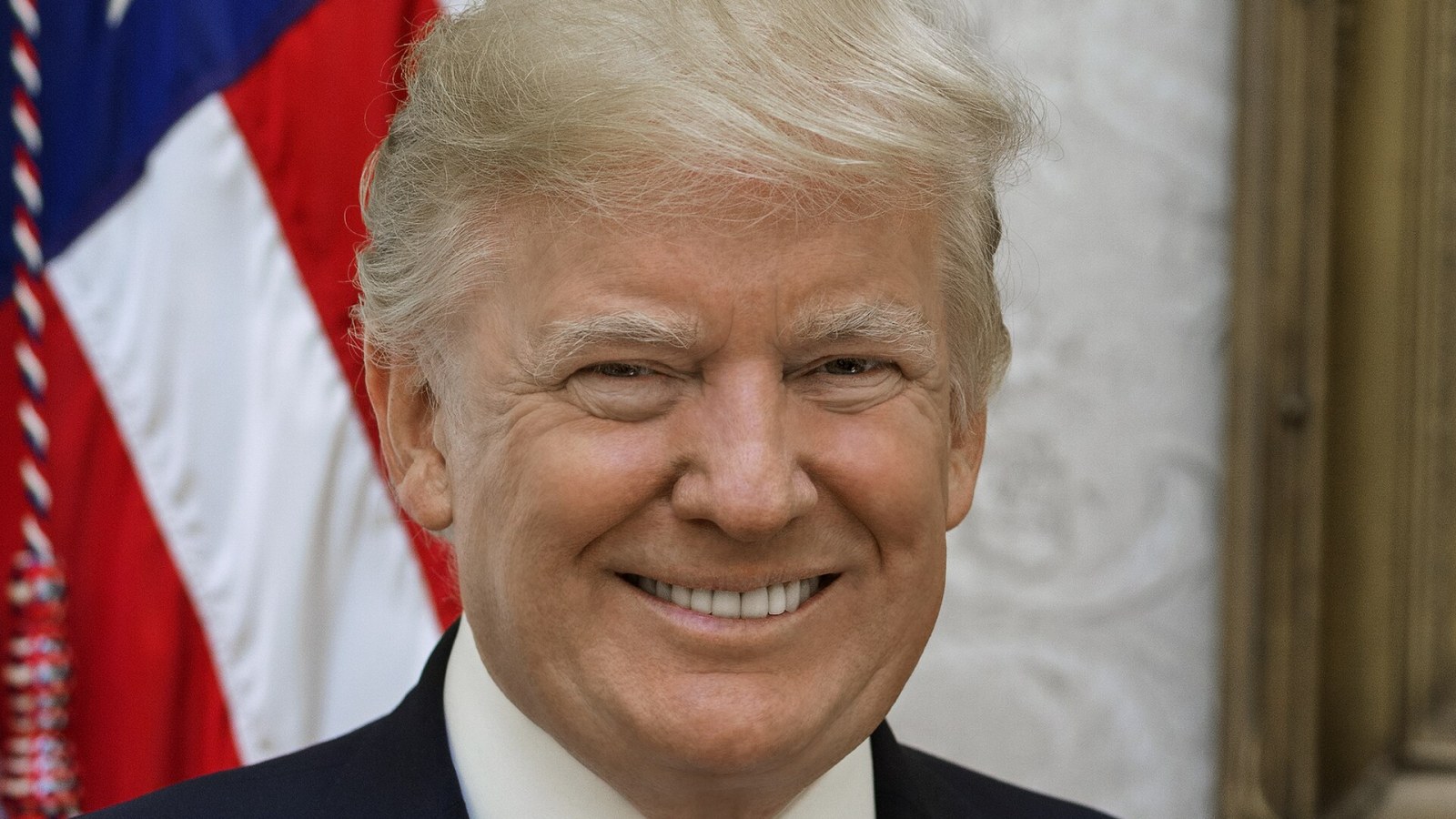 Retrato oficial de Donald Trump