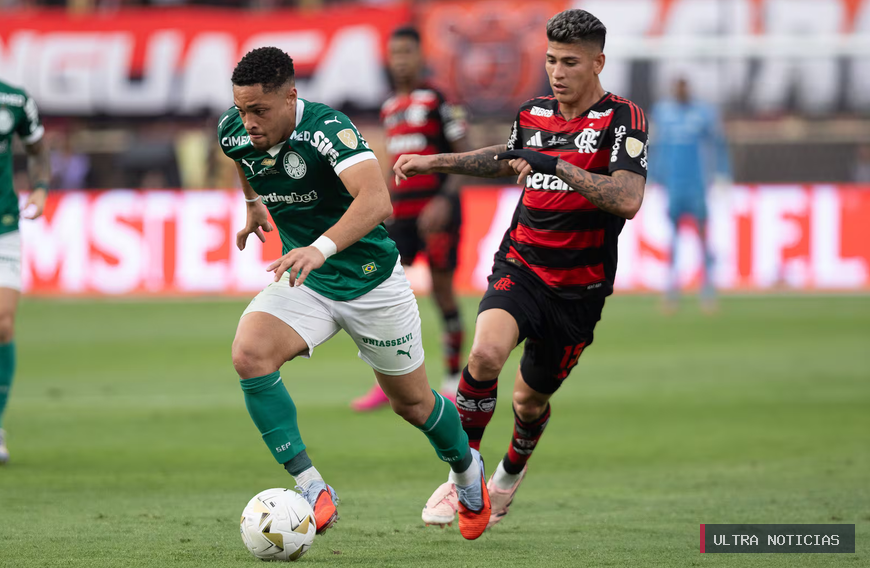 Palmeiras tropeça, Flamengo vence e assume a liderança do Brasileiro