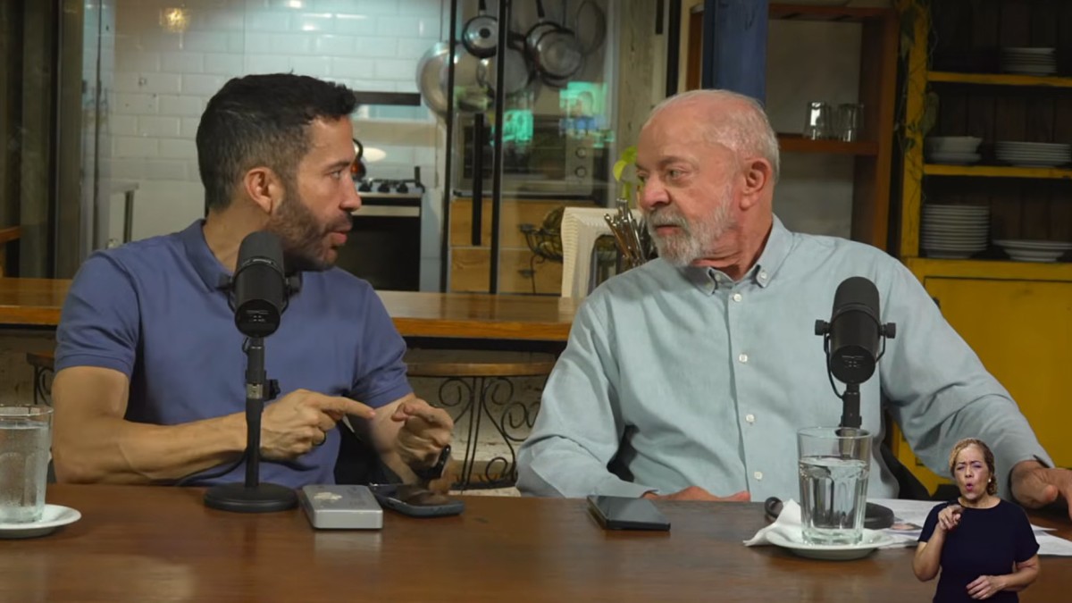 Print da live de Lula e André Janones com o Exército do Lula