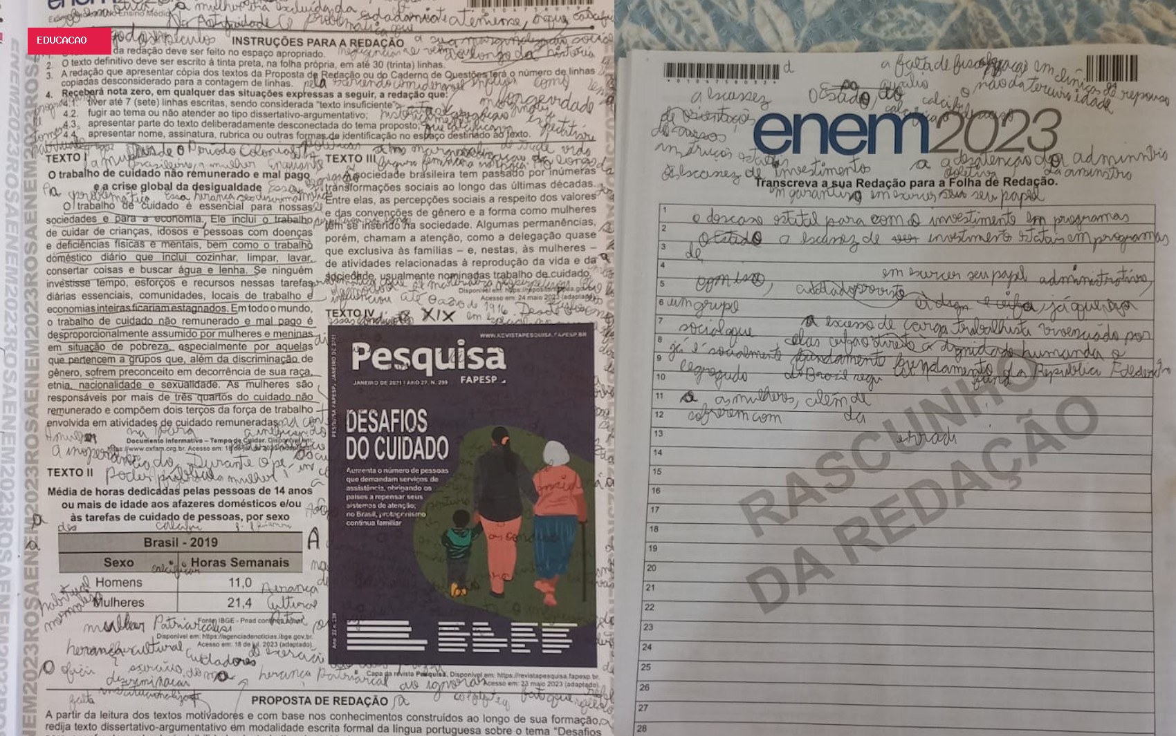 O que zera a redação do Enem? Veja erros que podem descontar pontos ou anular o texto
