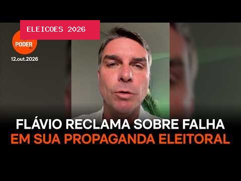 TSE diz que problema técnico deixou propaganda de Flávio sem som